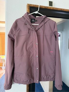 Volcom Mauve Hooded Utility Jacket